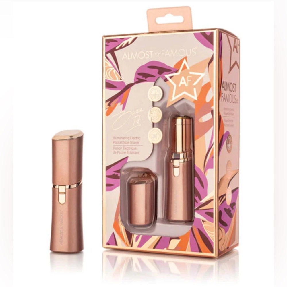 NIB Buzz it Illuminating Electric Pocket Size Shaver - Almost Famous